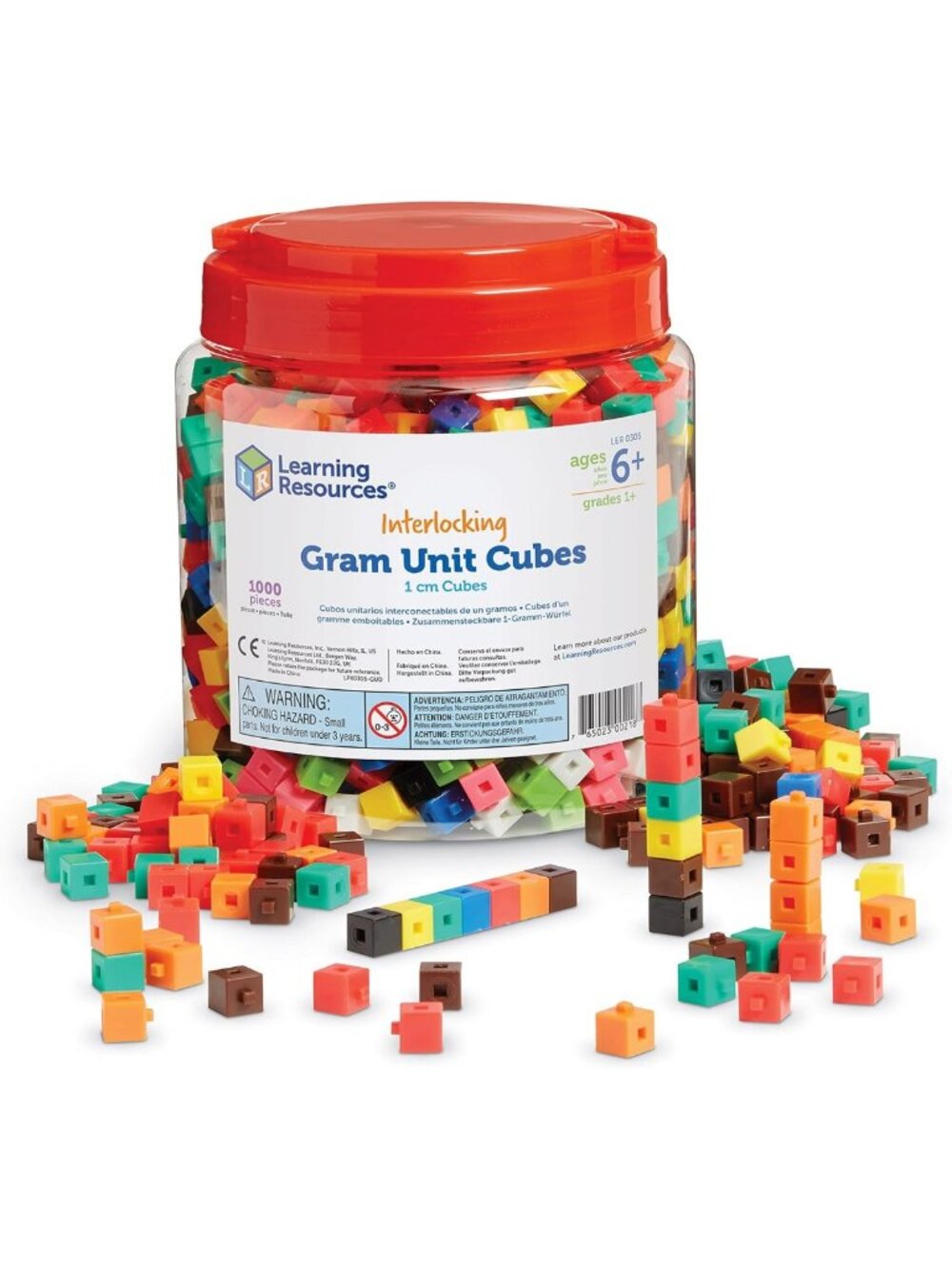 Interlocking Gram Unit Cubes for Hands-On Learning | STEM Educational Toy